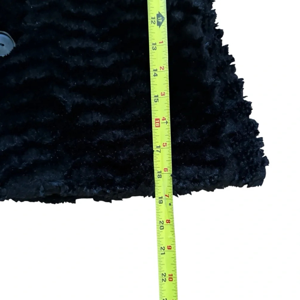 Patagonia Girls' Pelage Jacket Black Faux Fur Size 8 - Picture 5 of 8